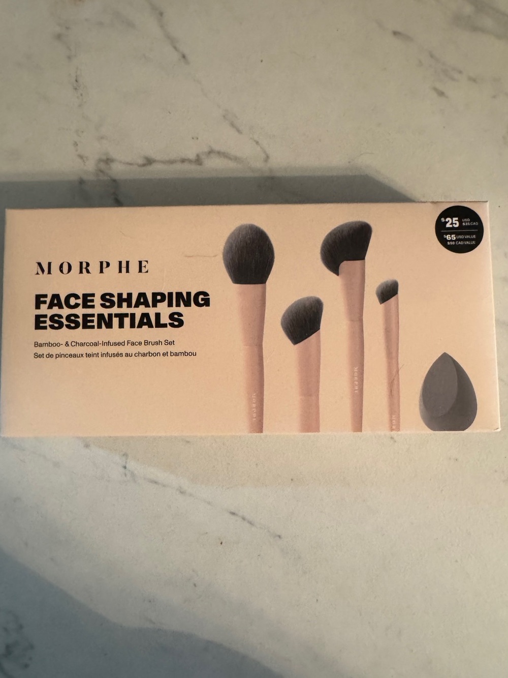MORPHE FACE SHAPING ESSENTIALS BAMBOO & CHARCOAL-INFUSED FACE BRUSH SET - Picture 5 of 7
